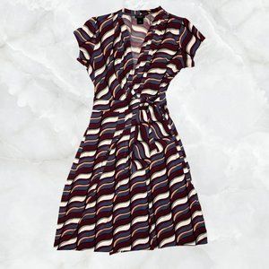 Ann Taylor Multicolored Wrap Dress, 2